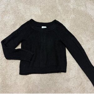 Classic Black Women's Crew Neck Sweater